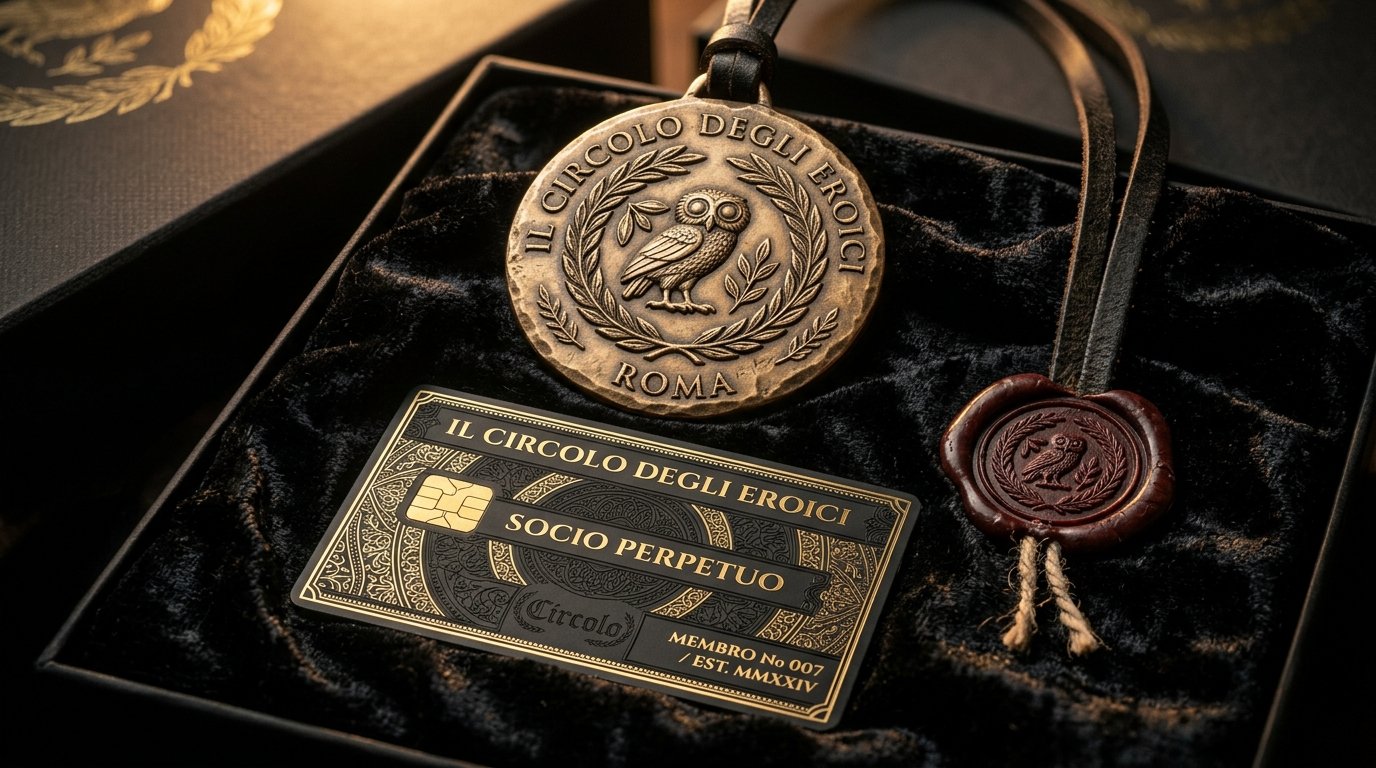 Il Circolo degli Eroici — Cofanetto VIP e Medaglione Membership